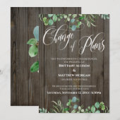 Verandering van plannen Eucalyptus uitgesteld brui Kaart (Voorkant / Achterkant)