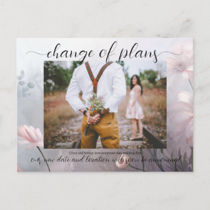 Verandering van Plans 2 Roze Daisies Briefkaart