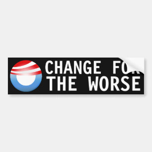 Verandering voor de slechtste bumpersticker