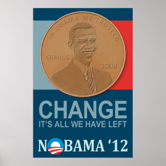 VERANDERING: We hebben alleen NOBAMA'12 poster ver