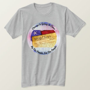 Verandering zal komen, door en voor de mensen t-shirt