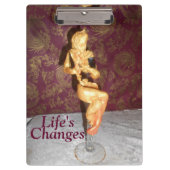 Veranderingen in het levensverzekeringsbedrijf klembord (Voorkant)