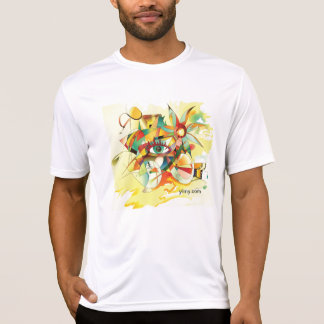 Verandert kleurrijke T-shirt