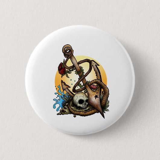 Verankerd Ronde Button 5,7 Cm (Voorkant)