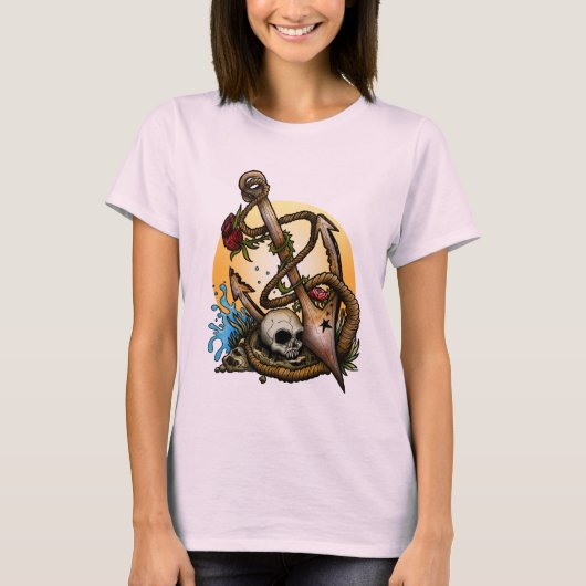 Verankerd T-shirt (Voorkant)