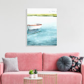Verankerde bay I Canvas Afdruk (Insitu (Woonkamer))