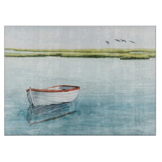 Verankerde bay I Snijplank (Voorkant)