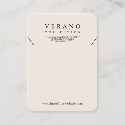 Verano Mighty Ketting Verticaal Visitekaartje (Voorkant)