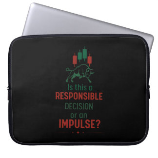 Verantwoorde Beslissing – Handelsdiscipline Laptop Sleeve