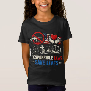 Verantwoorde Wetten Redden Levens T-shirt