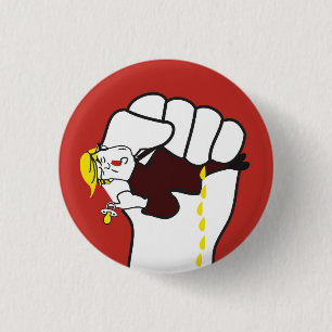 VERANTWOORDELIJKE SPELD VAN HEM RONDE BUTTON 3,2 CM