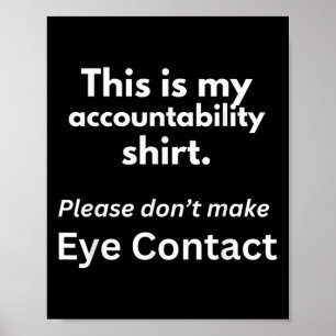 Verantwoording Grappig Quote Poster