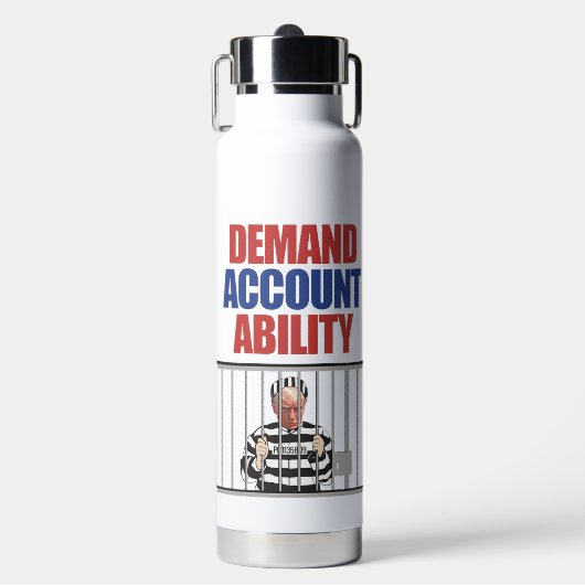 verantwoordingsplicht van de vraag waterfles (Voorkant)