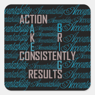 Verantwoordingsplicht Word Art Quote Stickers
