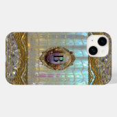 Veraspece Zoet Baroque Monogram Case-Mate iPhone Case (Achterkant (horizontaal))
