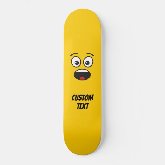 Verbaasd Gezicht Skateboard (Voorkant)