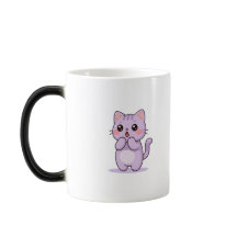Verbaasde Kat Schattig Cartoon Personage