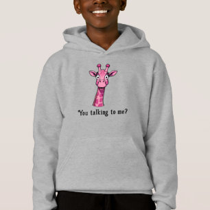Verbaasde Schattige Roze Giraf