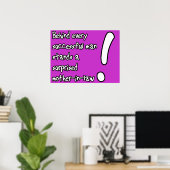 Verbaasde Schoonmoeder Grappige Poster (Thuiskantoor)