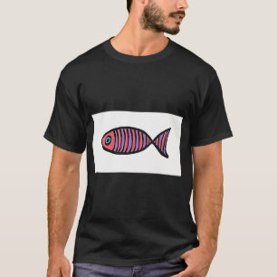 Verbaasde vis t-shirt