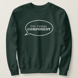 Verbal Component Sweatshirt - Green