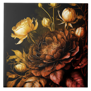 Verbazingwekkend arrangement Roest Accent Flowers Tegeltje