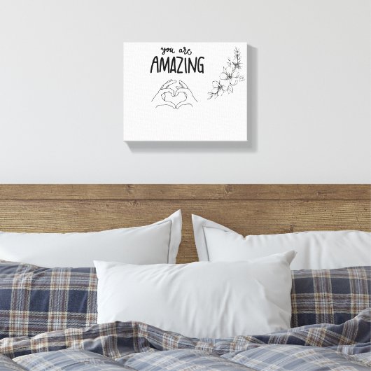 verbazingwekkend canvas afdruk (Insitu (Slaapkamer))