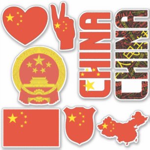 Verbazingwekkend China vormt nationale symbolen Sticker