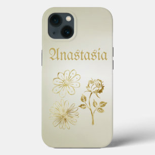 Verbazingwekkend, cool, witte jouw naam Hoesje-Mat iPhone 13 Hoesje