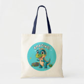 Verbazingwekkend, dinosaurus tote bag (Voorkant)