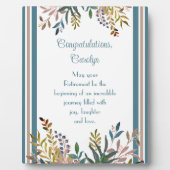 Verbazingwekkend geschenk! Aangepaste aftredingspl Fotoplaat (Voorkant)