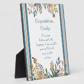 Verbazingwekkend geschenk! Aangepaste aftredingspl Fotoplaat (Zijkant)