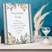 Verbazingwekkend geschenk! Aangepaste aftredingspl Fotoplaat (Zijkant)