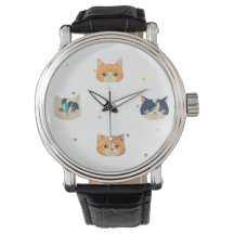Verbazingwekkend kattenhorloge