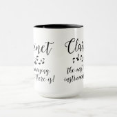 Verbazingwekkend klarinet mok (Midden)