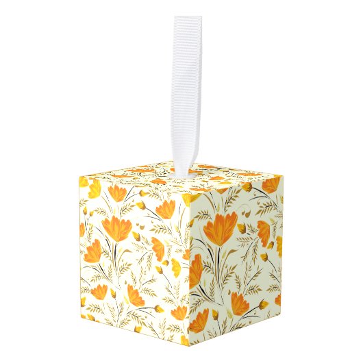 verbazingwekkend kubus ornament (Voorkant hoekig)