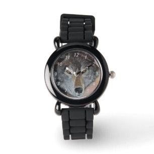 verbazingwekkend origineel schilderij van de grijz horloge