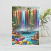 Verbazingwekkend Shukran Bedankkaart (Staand voorkant)