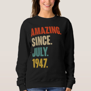 Verbazingwekkend sinds juli 1947 75 Jaar Oud 75e G Trui