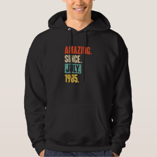 Verbazingwekkend sinds juli 1985 37 jaar oud en 37 hoodie