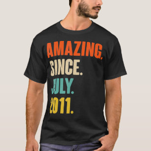 Verbazingwekkend sinds juli 2011: 10 jaar lang ges t-shirt