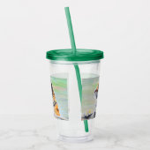 Verbazingwekkend tijger schilderen acryl drinkbeker (Links)