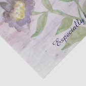 Verbazingwekkend tissue papier grote paarse bloeme (Detail)