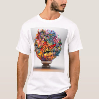 Verbazingwekkend vlinder T-shirt ontwerp