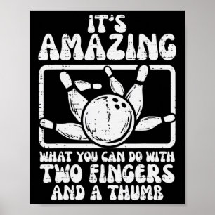 Verbazingwekkend wat je kunt doen 2 vingers duim b poster