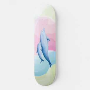 Verbazingwekkend zee met dolfijnen skateboard