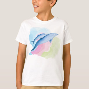 Verbazingwekkend zee met dolfijnen t-shirt