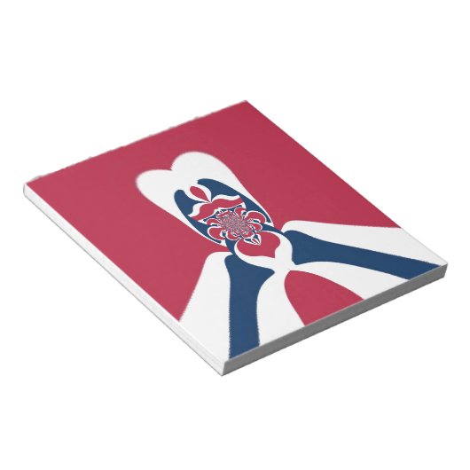 Verbazingwekkende Abstracte E.T. Art Print Notitieblok (Schuin)