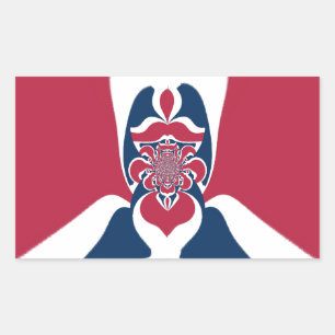 Verbazingwekkende Abstracte E.T. Art Print Rechthoekige Sticker