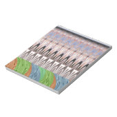 Verbazingwekkende Abstracte Pattern Art Print Notitieblok (Gedraaid)